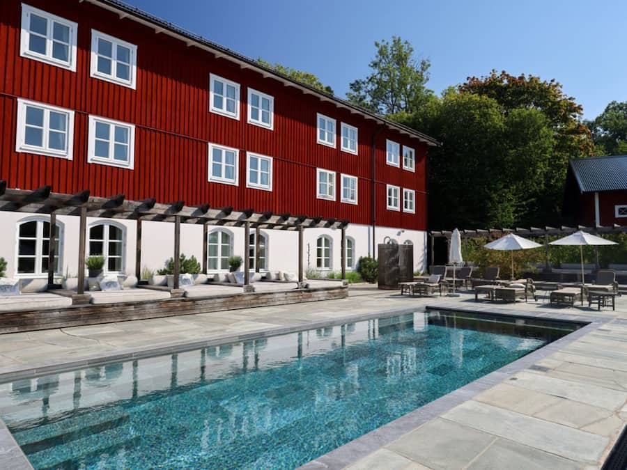 Majoituspaikan julkisivu