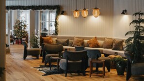 Sitteområde i lobbyen