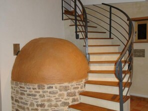 Interior - Eco-friendly house in Normandy with fireplace (Ouville)