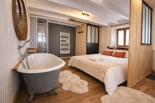 Maison alpine familiale • 8 pers• jardin clos • vue montagne • Massif des Bauges