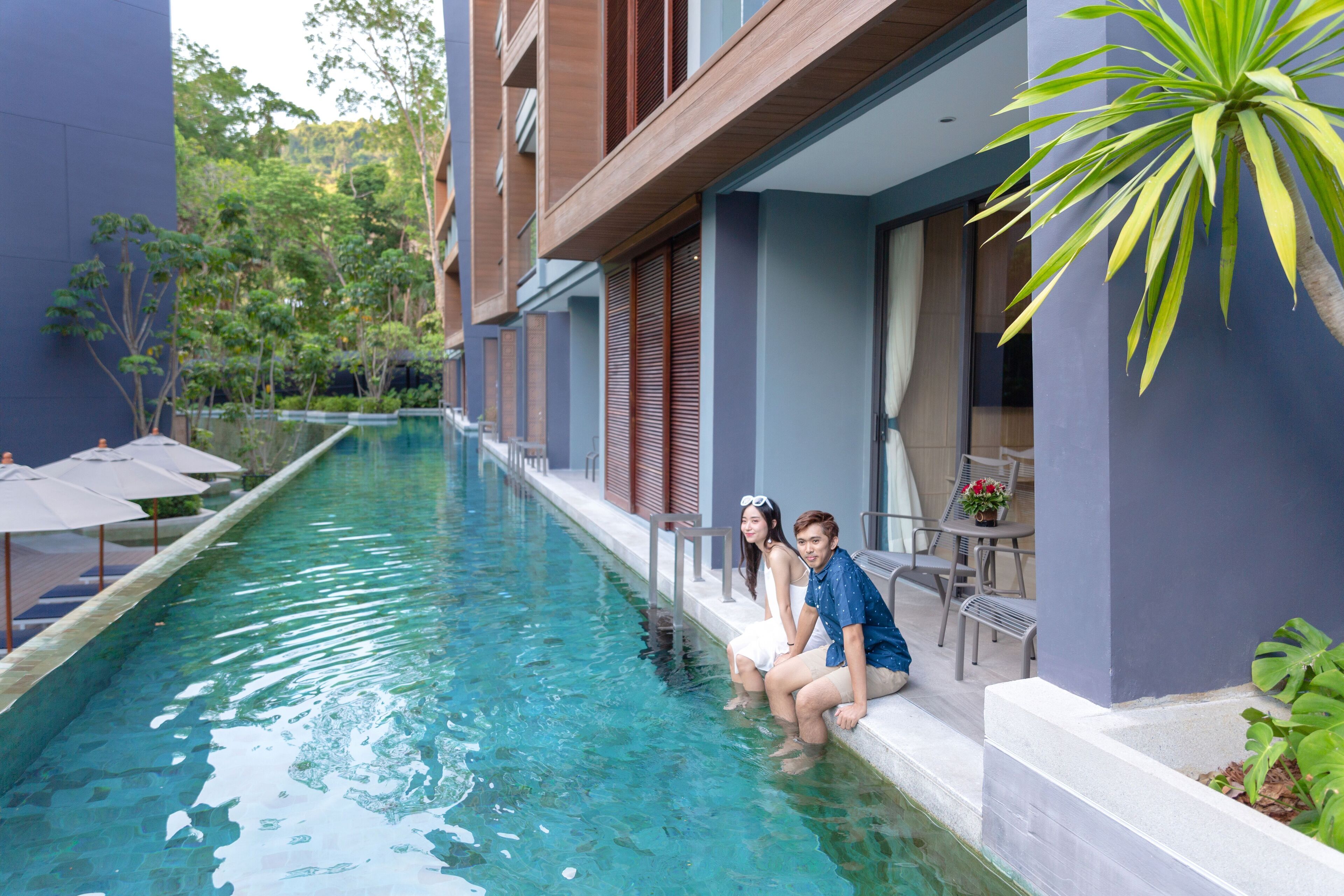 deluxe room with pool access | view from room