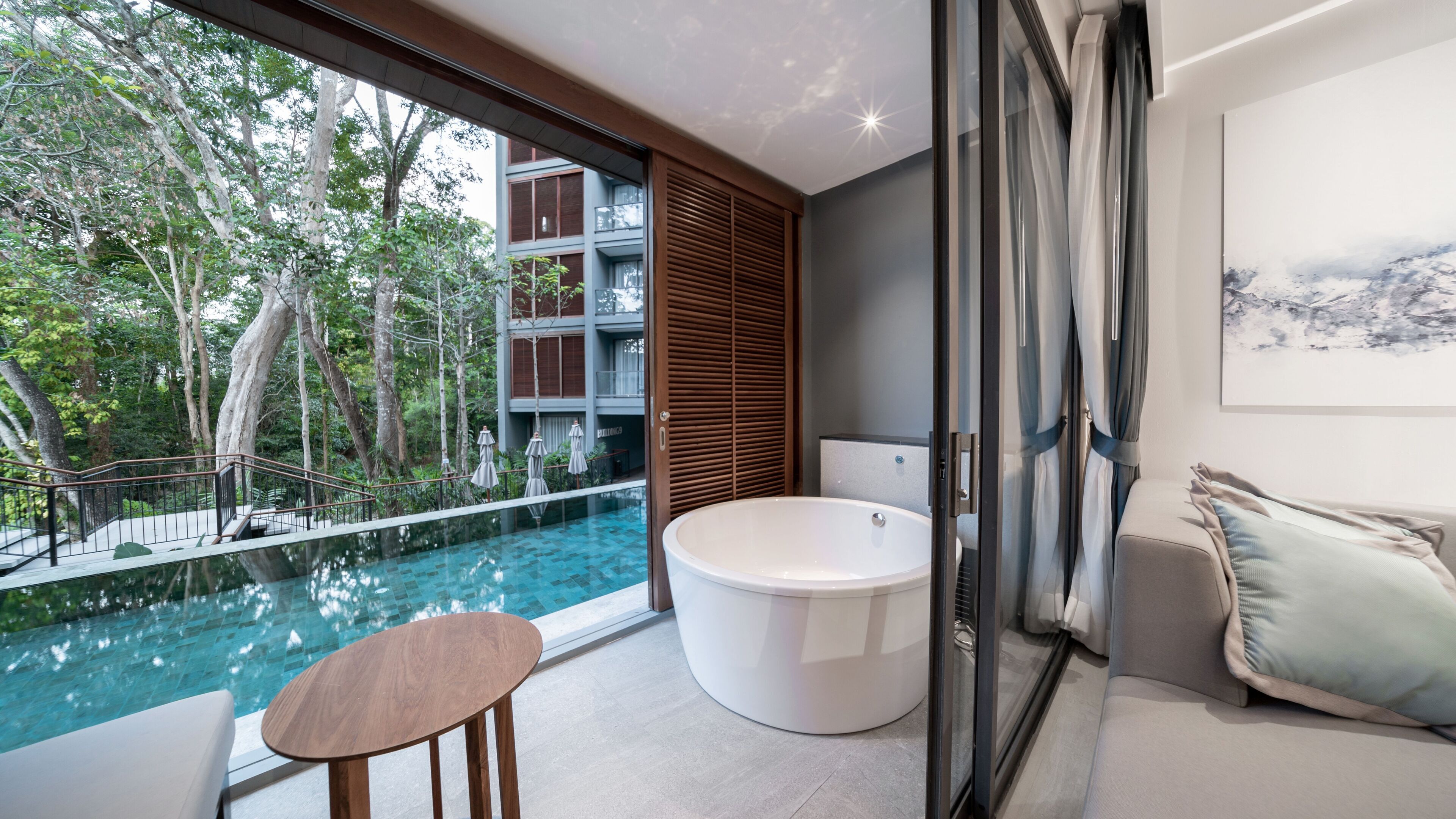 Junior Suite with Pool Access | View from room