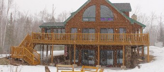 Upscale Lake Home on Beautiful 915 Acre Solberg Lake, Phillips WI
