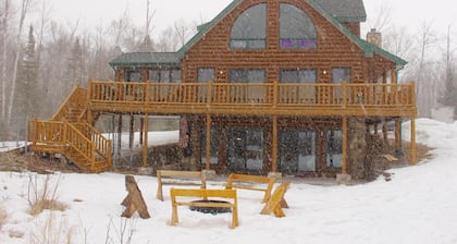Upscale Lake Home on Beautiful 915 Acre Solberg Lake, Phillips WI