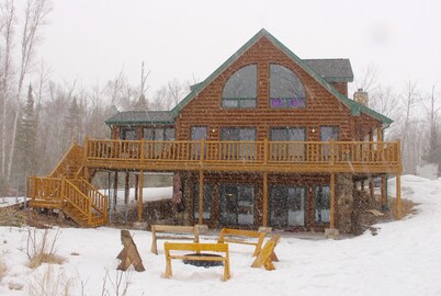 Upscale Lake Home on Beautiful 915 Acre Solberg Lake, Phillips WI