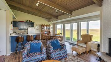 TV, fireplace, DVD player