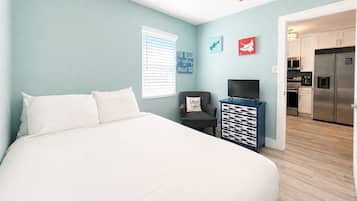 2 habitaciones, tabla de planchar con plancha, wifi y ropa de cama