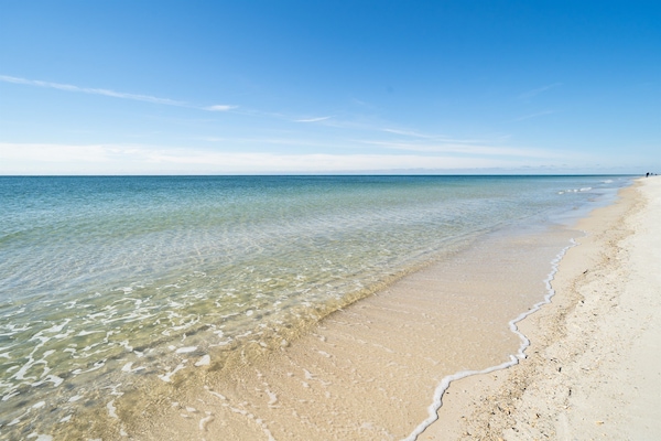 Accommodatie ligt op het strand
