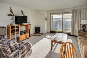 TV, fireplace, DVD player