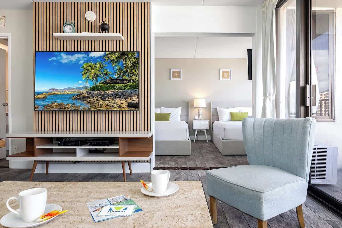 1 chambre, fer et planche à repasser, accès au Wi-Fi (inclus)