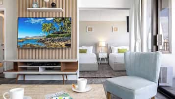 1 habitación, tabla de planchar con plancha, wifi gratis y ropa de cama