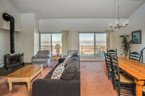 TV, fireplace, DVD player