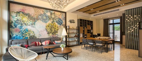Lobby sitting area