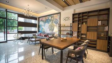 Lobby sitting area