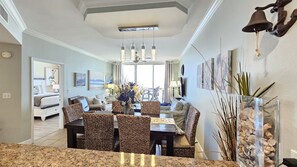 Interior - Beach Club A1808 King/King/Queen/Sofa Sleeper/AirMattress/PacknPlay Sleeps 10 (Gulf Shores)