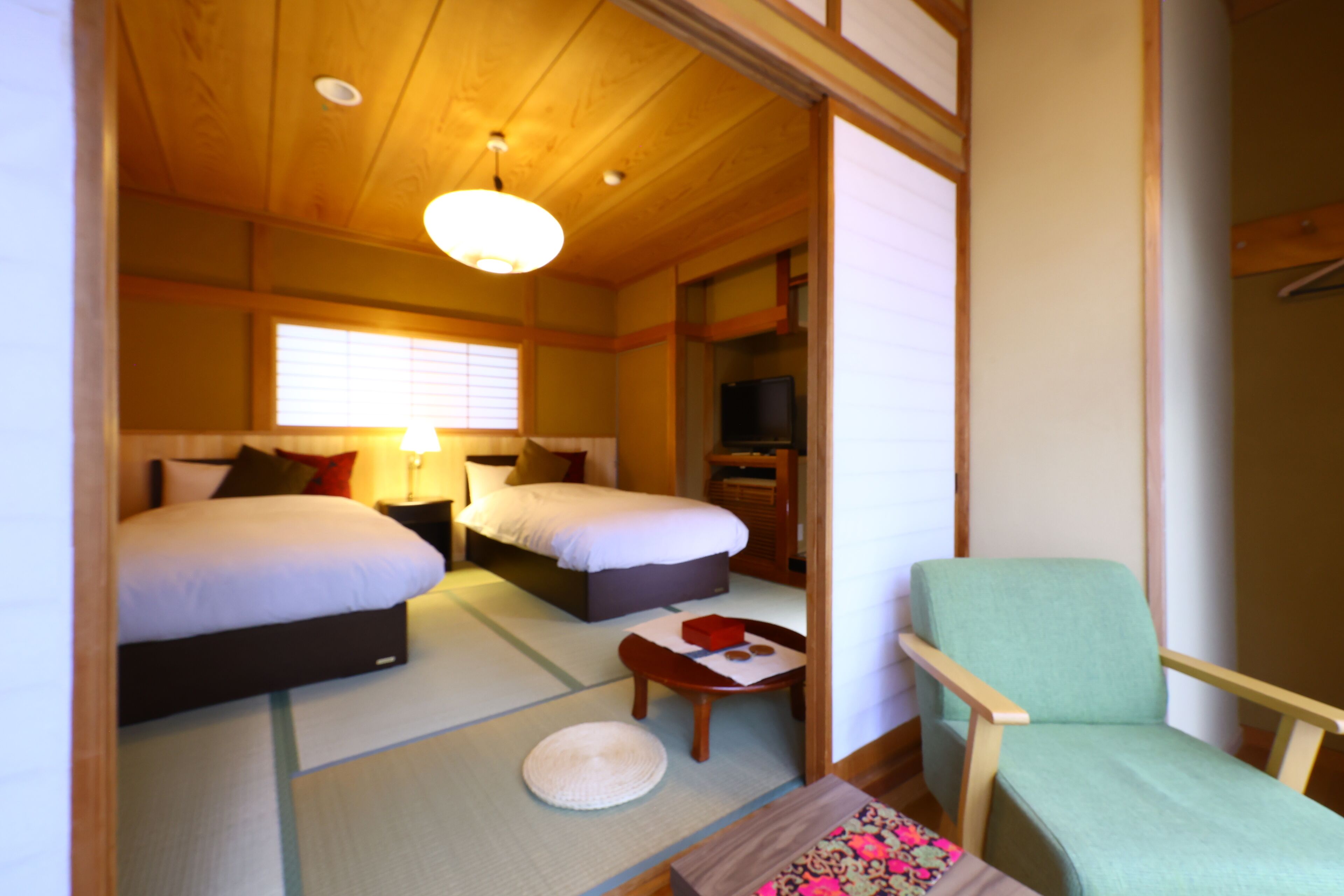 Rum - icke-rökare (Sennichiko, Twin beds room) | Utsikt från rummet