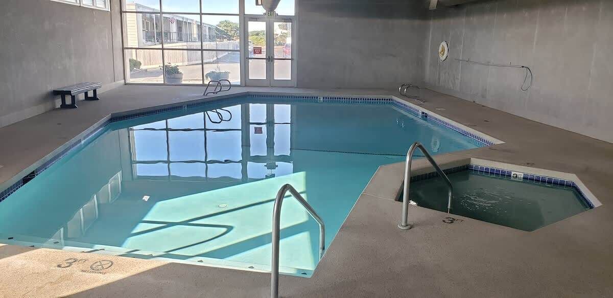 Indoor pool, a heated pool