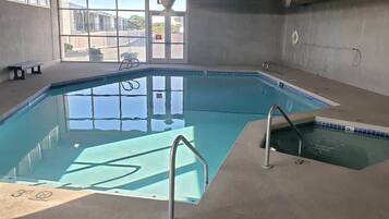 Indoor pool, a heated pool