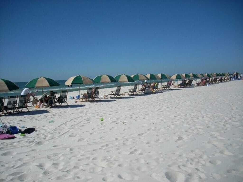 On the beach