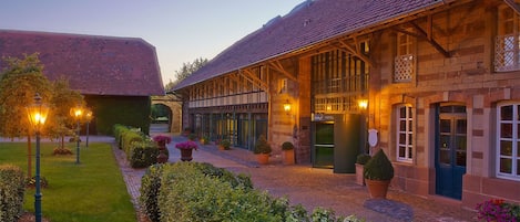 Front of property - evening/night