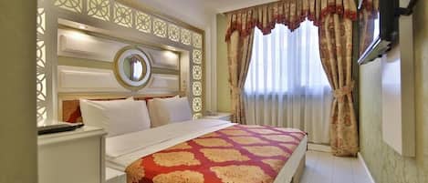 Egyptiska bomullslakan, sängtillbehör av högsta kvalitet och minibar