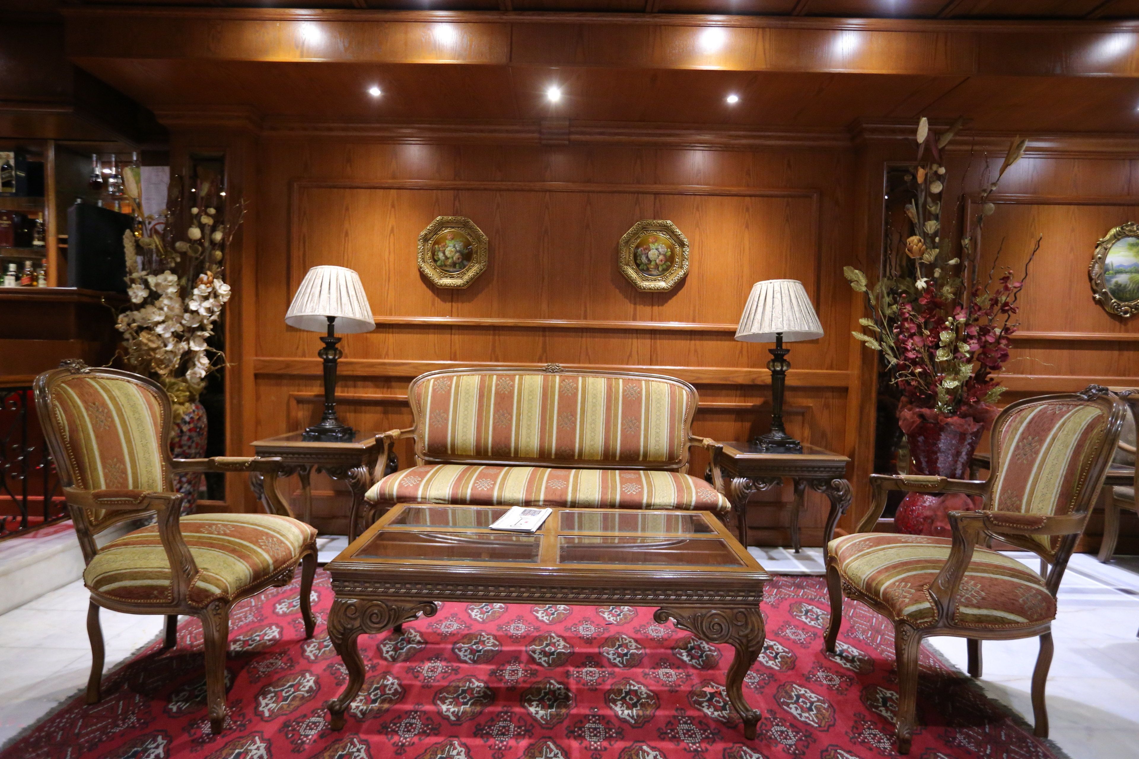 Sitzecke in der Lobby