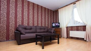 Apartment | 1 Schlafzimmer, hochwertige Bettwaren, Bügeleisen/Bügelbrett