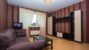 Apartment | 1 Schlafzimmer, hochwertige Bettwaren, Bügeleisen/Bügelbrett