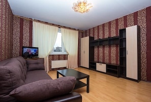 Apartment | 1 Schlafzimmer, hochwertige Bettwaren, Bügeleisen/Bügelbrett