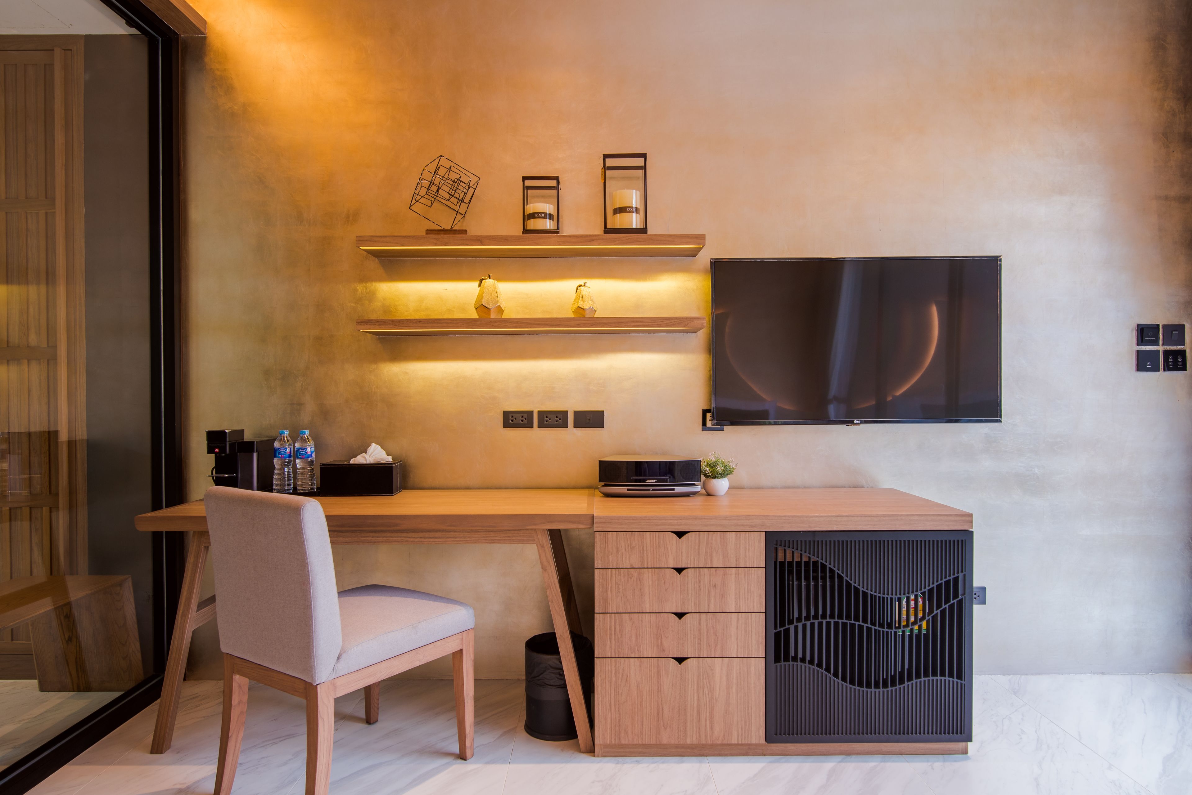 private pool villa with sea view  | premium bedding, minibar, in-room safe, desk