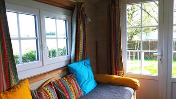 Chalet (Roulotte) | Literie de qualité supérieure, décoration personnalisée