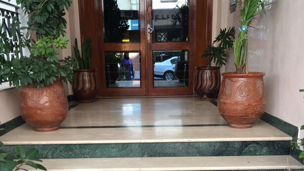 Entrada de la propiedad
