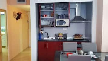 Appartement, salle de bains privée, vue mer