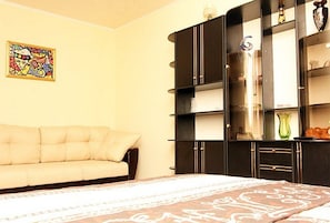 Premium bedding, iron/ironing board, cots/infant beds, free WiFi