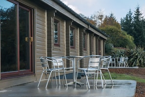 Cabane, salle de bains privée, vue lac (Antrim) | Vue depuis le balcon