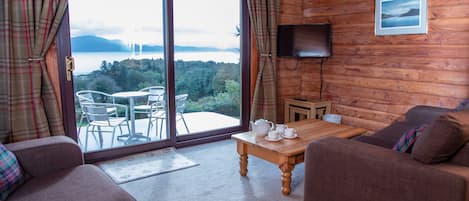 Baita, bagno privato, vista lago (Antrim) | Lounge