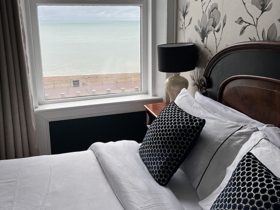 Habitación doble Premier, baño en la habitación, vista al mar | Interior