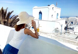 Terrace/patio - Villa Renieris (Santorini)