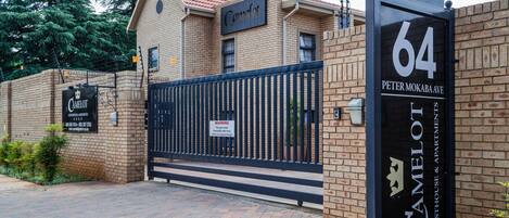 Fassade der Unterkunft