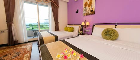 Quadruple Room, 2 Double Beds, Balcony