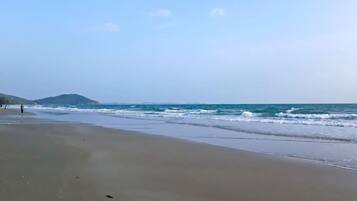 On the beach