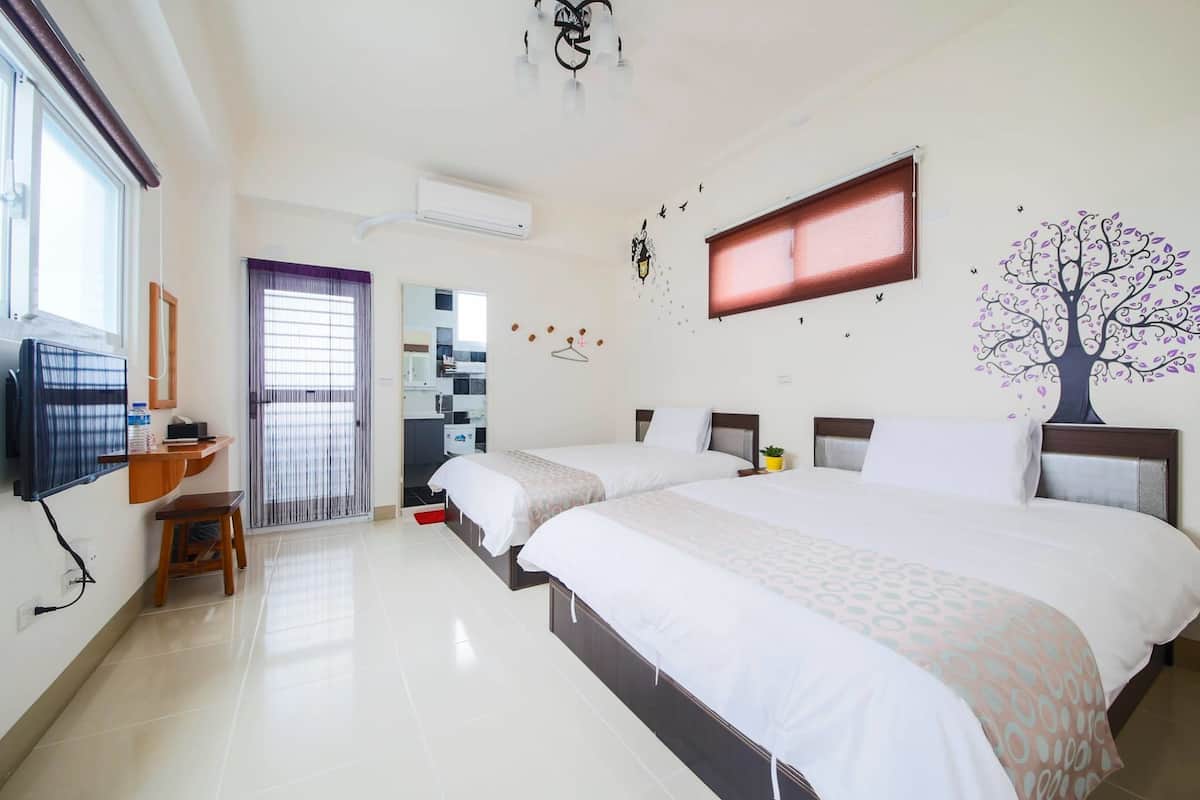 Standard Double Room, 2 Double Beds | Blackout drapes, free WiFi