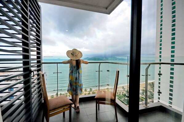 Exclusive Studio Suite, Ocean View, Sea Facing | Beach/ocean view - Holi Beach Apartments (Nha Trang)