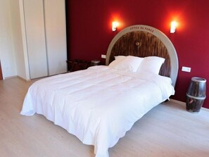 Individually decorated, individually furnished, desk, blackout curtains