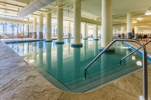 Indoor pool, outdoor pool
