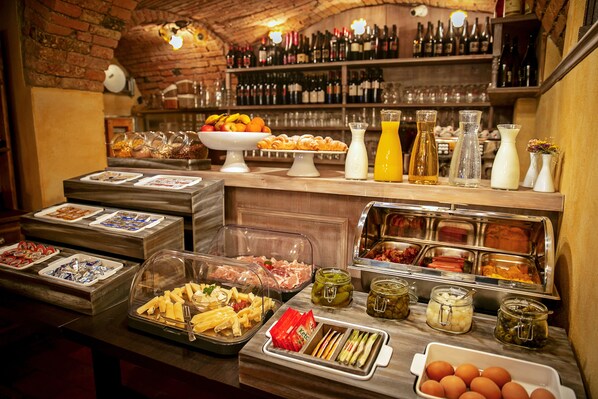 Daily buffet breakfast (EUR 12 per person)