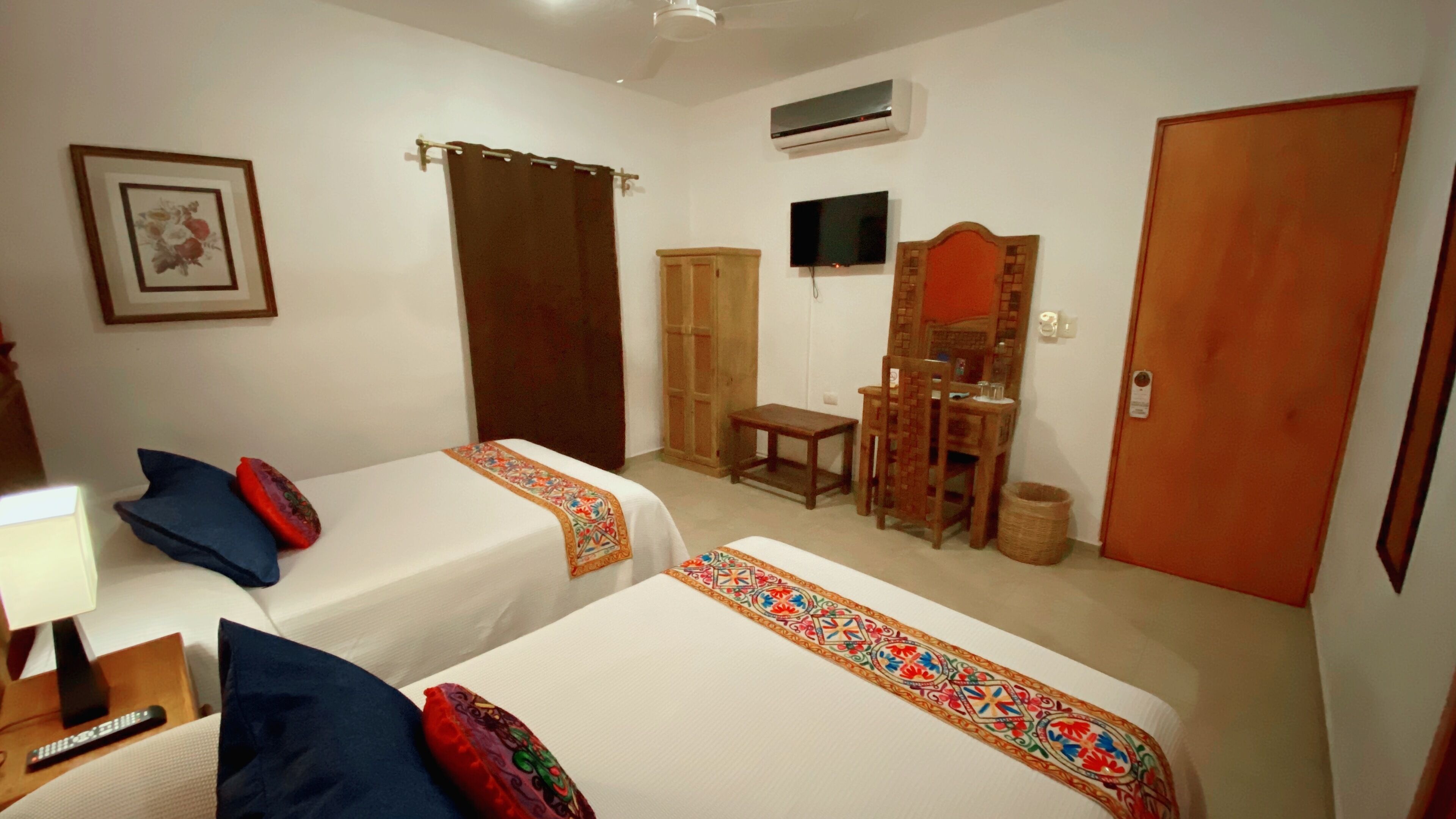 double room, 2 double beds | iron/ironing board, free cots/infant beds, free wifi, bed sheets