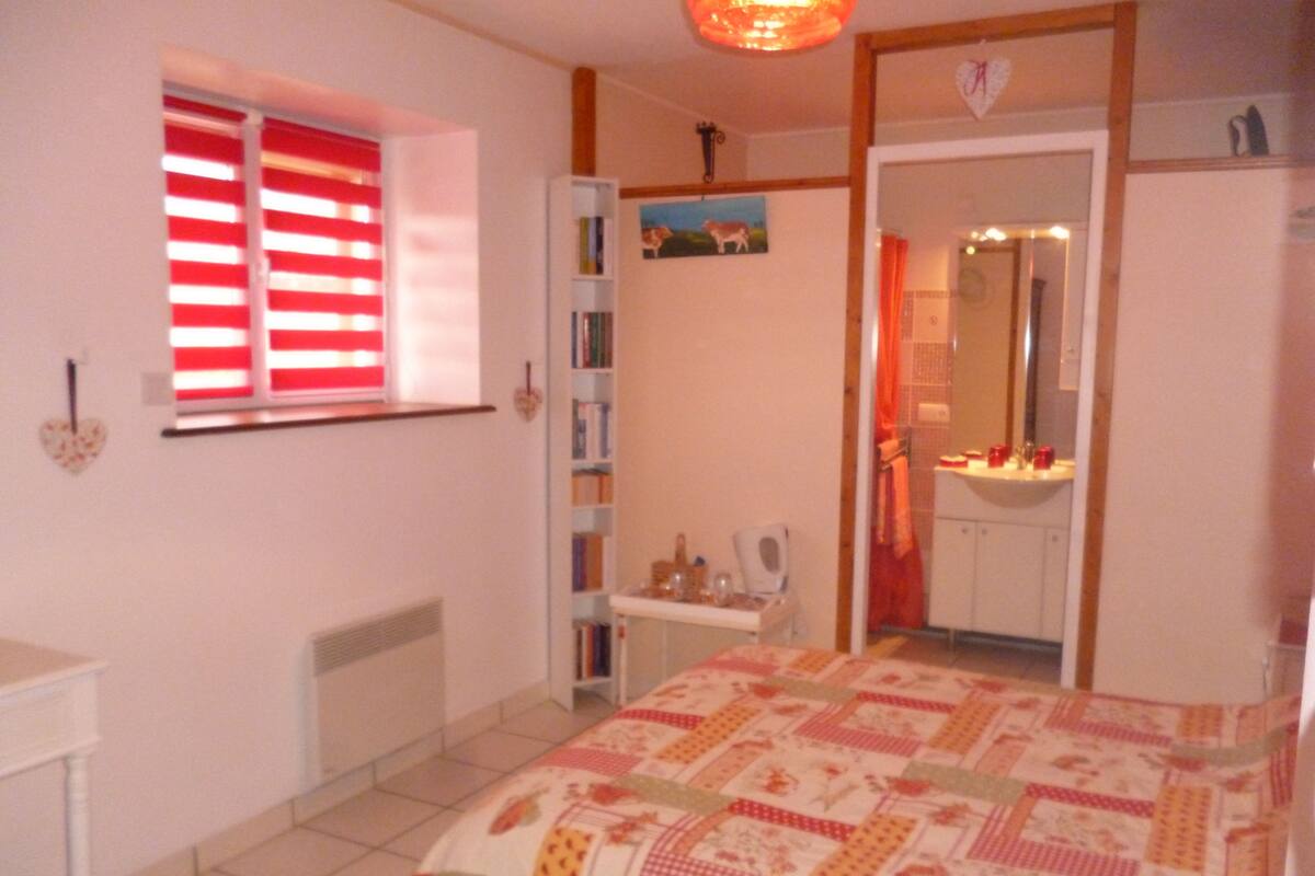 Camera doppia (Chambre Campagne) | Con stile personalizzato, con arredamento individuale, una scrivania
