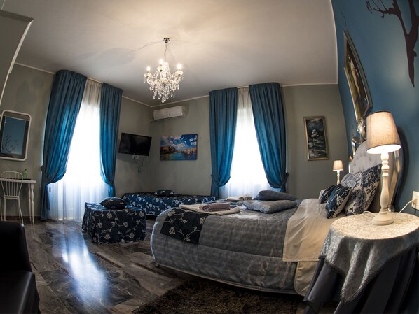 Vierbettzimmer, 1 Schlafzimmer, Balkon