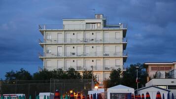Front of property - evening/night